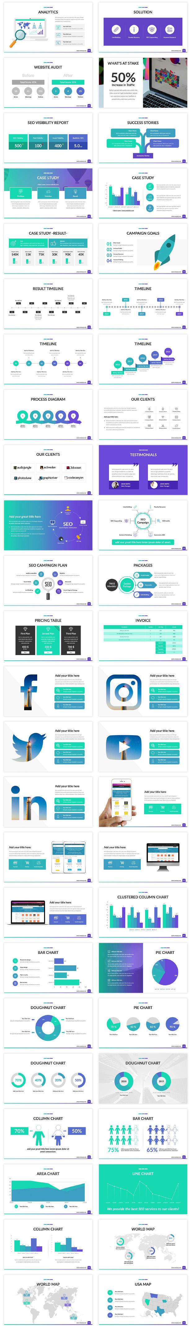 Best SEO Proposal for Agency PowerPoint Presentation Template