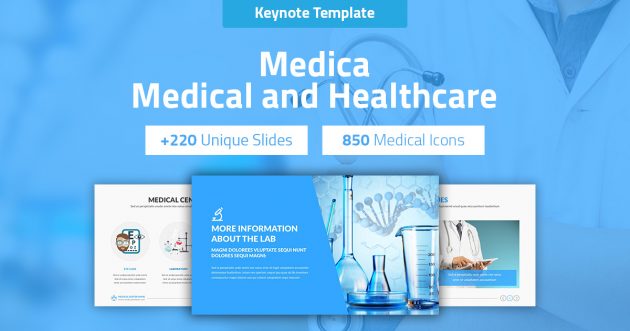 Medica - Medical and Healthcare Keynote Pitch Deck